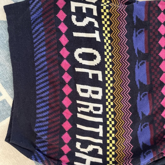 Best of British cardigan - Multicolor with tea pots and caravans - Picture 4 of 4